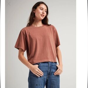 richer poorer relaxed cropped tee